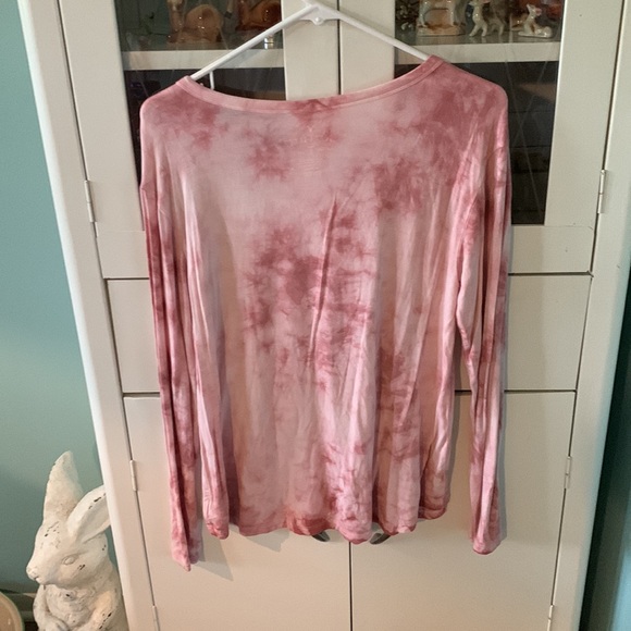 American Eagle sz M soft & sexy long sleeve tie dye tshirt euc - Picture 3 of 3